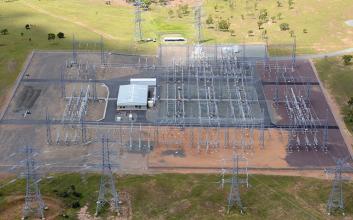 Broadsound Substation aerial view