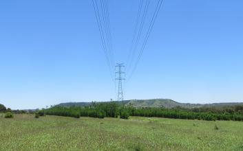 Transmission tower and line