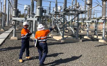 Powerlink staff at Columboola