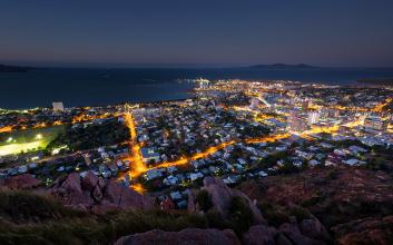 Townsville at night