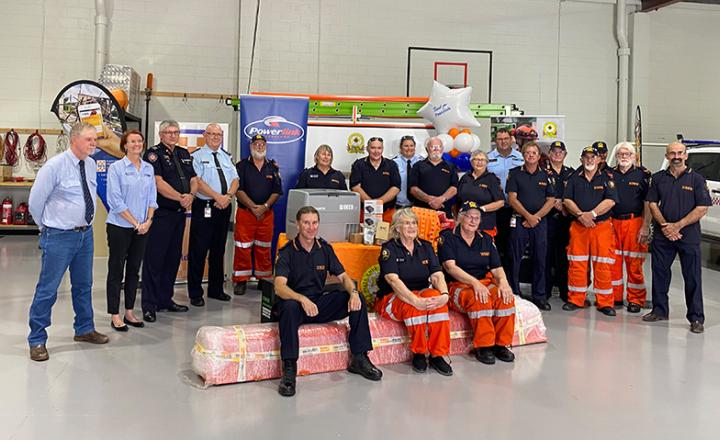 SES equipment handover in Warwick