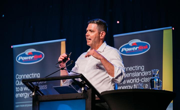 Ian Lowry presenting