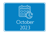 Calendar icon - October 2023