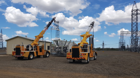 Mobile substation bay