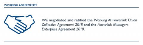 Annual Report 2017/18 infographic - Working agreements