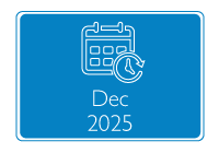 Calendar icon for December 2025